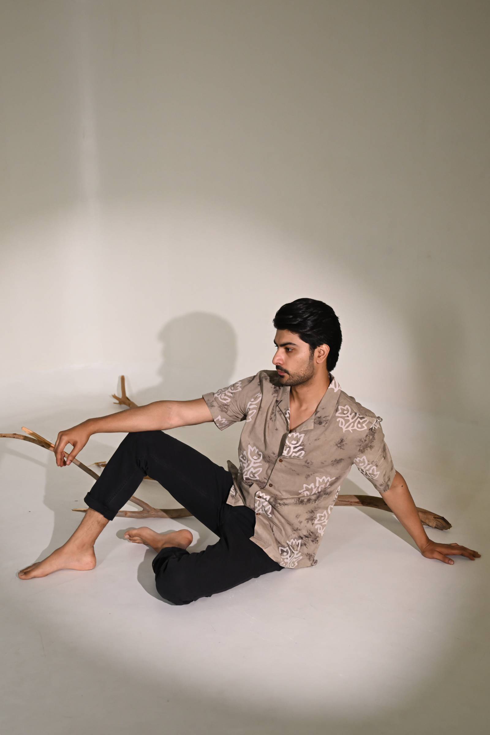 Batik Print Shirt in Organic Cotton 
