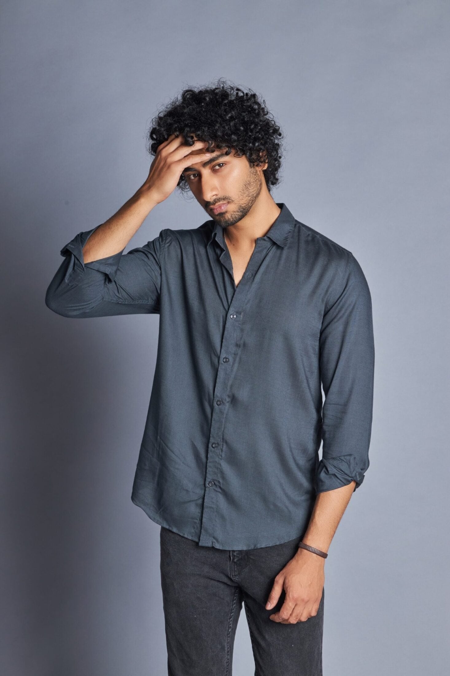 Stone- Grey Shirt for men