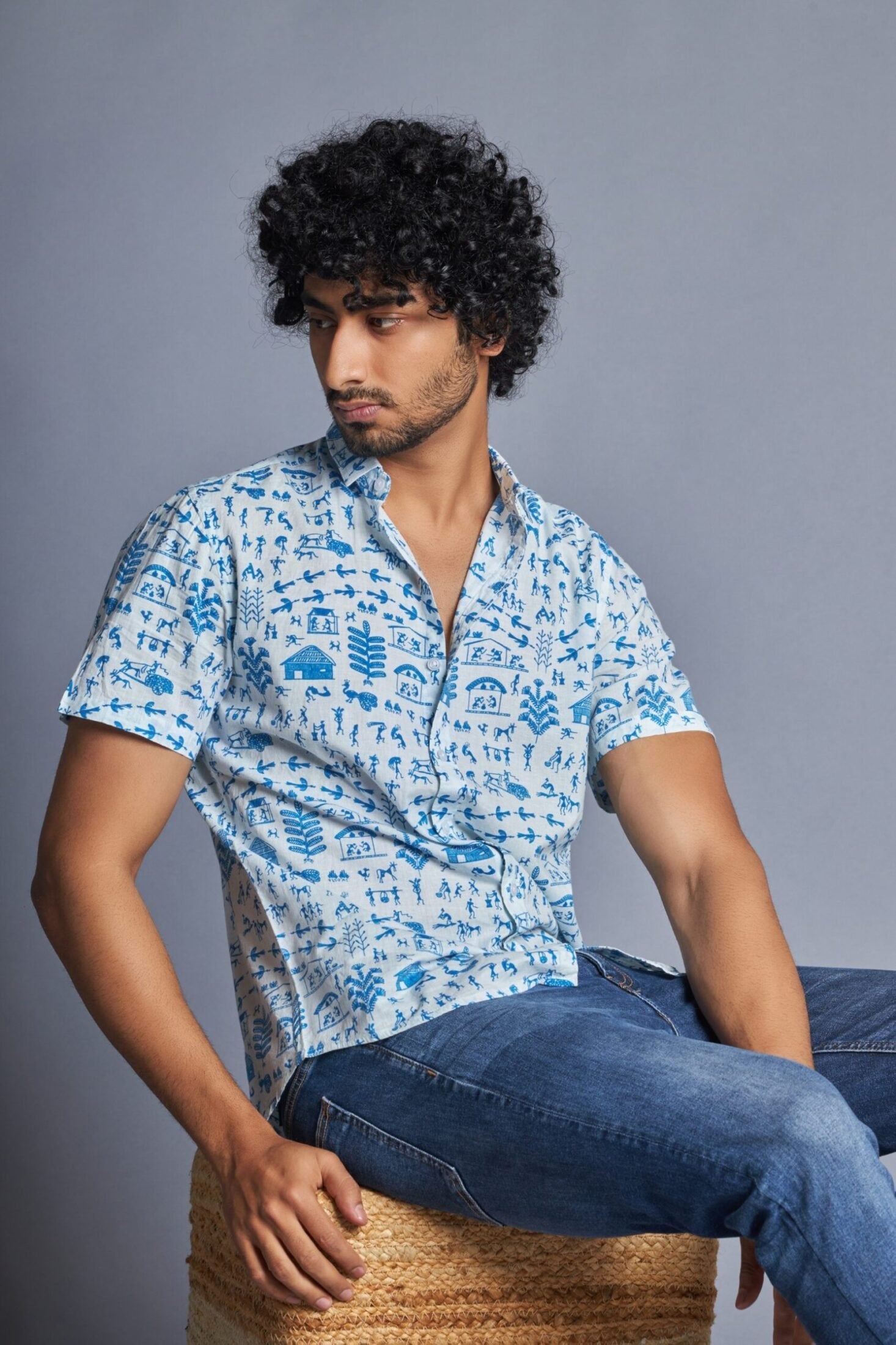 TRIBAL PRINT SHIRT